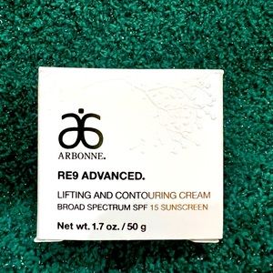 Arbonne RE9 ADVANCED Lifting & Contouring Cream 15 SPF NIB Expire date 09/22
